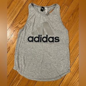 Adidas gray workout top - size medium